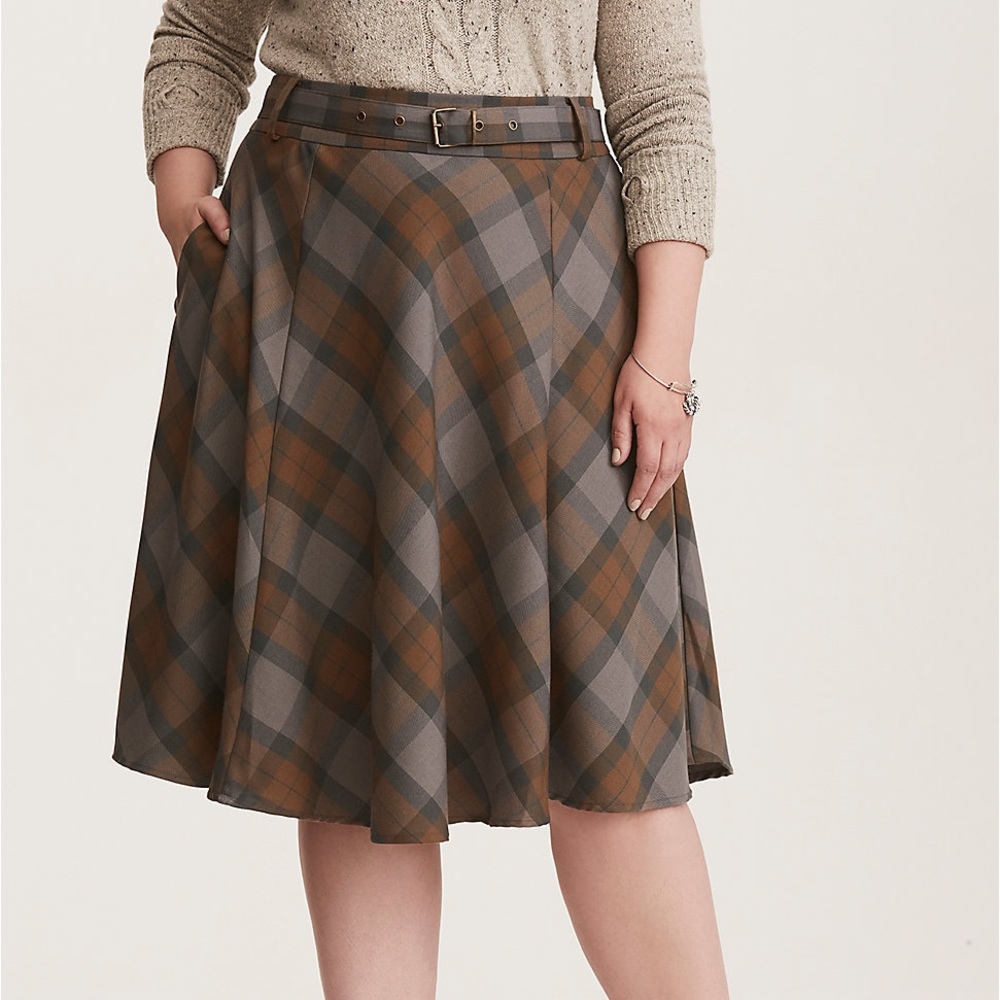 Torrid Outlander Plaid Skirt